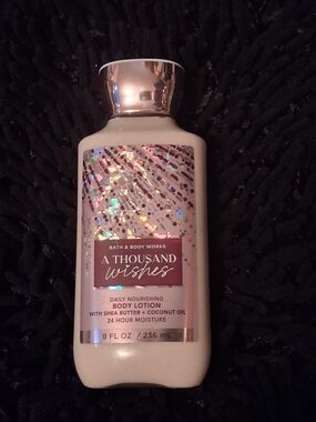 Bath & Body Works A Thousand Wishes Body Lotion - Cream with Rose Gold Cap